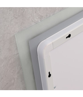 Дзеркало Mixxus FLAT MR04-100x60 з LED Touch, Anti-fog, димером, регулюванням яскравості, годиннико