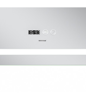 Дзеркало Mixxus Premium FLASH MR21-60x80 (LED Touch, Anti-fog, димер, годинник) (MP6617)