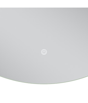 Дзеркало Mixxus Premium TOPPER MC01-100x75 (LED Touch, Anti-fog, димер (3-6,5kK) (MP6631)