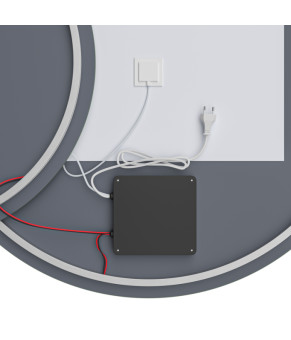 Дзеркало Mixxus Premium TOPPER MC01-100x75 (LED Touch, Anti-fog, димер (3-6,5kK) (MP6631)