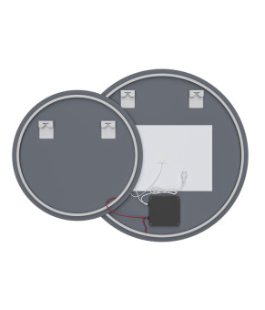 Дзеркало Mixxus Premium TOPPER MC01-100x75 (LED Touch, Anti-fog, димер (3-6,5kK) (MP6631)