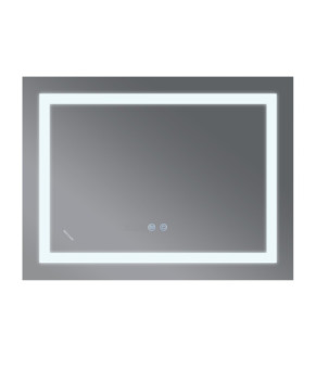 Дзеркало Mixxus WARM MR12-90x70-REVERSE з LED Touch, Anti-fog, димером, рег. яскравості (MI6675)