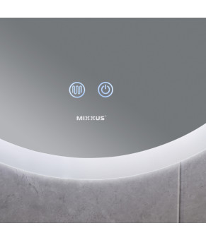 Дзеркало Mixxus PLAIN MC11-60 з LED Touch, Anti-fog, димером, рег. яскравості (MI6663)