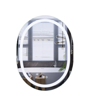 Дзеркало Mixxus Premium ELLIPSE MV05-80x60-REVERSE (LED Touch, Anti-fog, димер (3-6,5kK)) (MP6642)