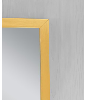 Дзеркало настінне Zerix FONTE MRZ09-700x850-REVERSE GOLD прямокутне в золотій рамі (ZX5639)