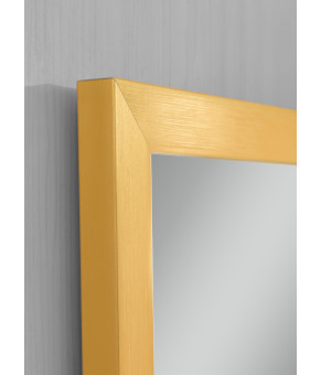Дзеркало настінне Zerix FONTE MRZ09-700x850-REVERSE GOLD прямокутне в золотій рамі (ZX5639)