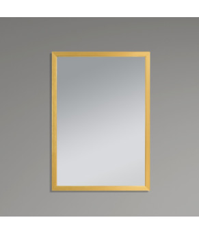 Дзеркало настінне Zerix FONTE MRZ09-700x850-REVERSE GOLD прямокутне в золотій рамі (ZX5639)