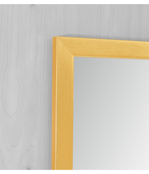 Дзеркало настінне Zerix FONTE MRZ09-700x850-REVERSE GOLD прямокутне в золотій рамі (ZX5639)