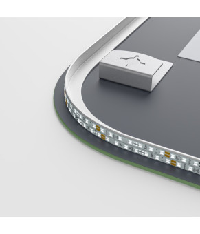 Дзеркало Mixxus Premium DIVERSE MR15-90x70-REVERSE (LED Touch, Anti-fog, димер (3-6,5kK)) (MP6639)