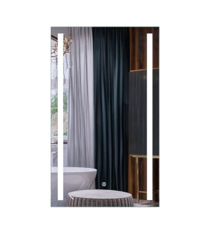 Дзеркало Mixxus Premium LINES MR17-100x60-REVERSE (LED Touch, Anti-fog, димер) (MP6625)