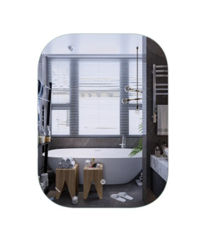 Дзеркало Mixxus Premium DIVERSE MR15-80x60-REVERSE (LED Touch, Anti-fog, димер (3-6,5kK)) (MP6638)