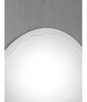Дзеркало настінне Zerix FUSION MOZ02-650x800 овальне з декором (ZX5631)