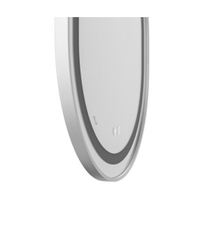 Дзеркало Mixxus Premium ELLIPSE MV05-80x70-REVERSE WHITE (LED Touch, Anti-fog, димер (3-6kK)) (MP66