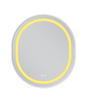 Дзеркало Mixxus Premium ELLIPSE MV05-80x70-REVERSE WHITE (LED Touch, Anti-fog, димер (3-6kK)) (MP66