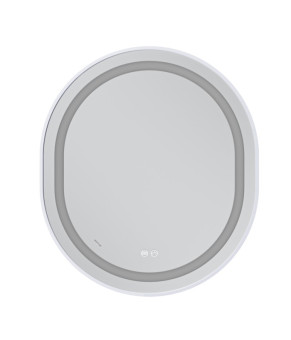 Дзеркало Mixxus Premium ELLIPSE MV05-80x70-REVERSE WHITE (LED Touch, Anti-fog, димер (3-6kK)) (MP66