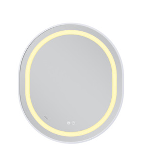 Дзеркало Mixxus Premium ELLIPSE MV05-80x70-REVERSE WHITE (LED Touch, Anti-fog, димер (3-6kK)) (MP66