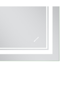 Дзеркало Mixxus Premium QUADRO MR20-50x80-REVERSE (LED Touch, Anti-fog, димер) (MP6620)