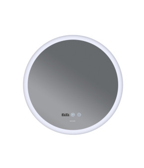 Дзеркало Mixxus PLAIN MC10-80 з LED Touch, Anti-fog, димером, регулюванням яскравості, годинником (