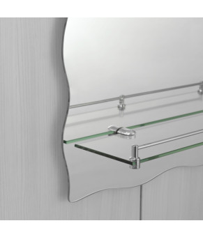 Зеркало настенное Zerix MIRRA MRZ02-60x85x10 прямоугольное с дугообразным верхом (ZX5620)