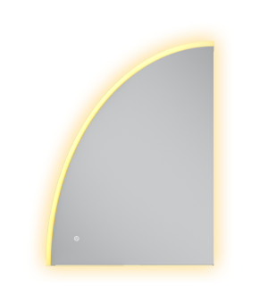 Дзеркало Mixxus Premium TOPPER MS02-75x100 (LED Touch, Anti-fog, димер (3-6,5kK)) (MP6634)