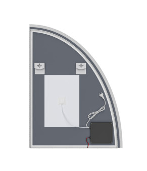 Дзеркало Mixxus Premium TOPPER MS02-75x100 (LED Touch, Anti-fog, димер (3-6,5kK)) (MP6634)
