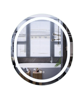 Дзеркало Mixxus Premium ELLIPSE MV05-80x70-REVERSE (LED Touch, Anti-fog, димер (3-6,5kK)) (MP6643)
