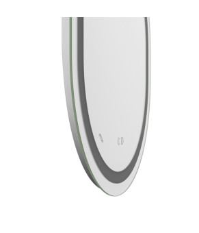 Дзеркало Mixxus Premium ELLIPSE MV05-80x70-REVERSE (LED Touch, Anti-fog, димер (3-6,5kK)) (MP6643)