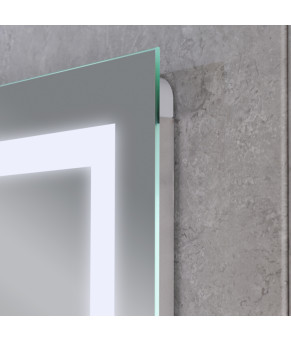 Дзеркало Mixxus TALL MR08-80x60-REVERSE з LED Touch, Anti-fog, димером, регулюванням яскравості (MI