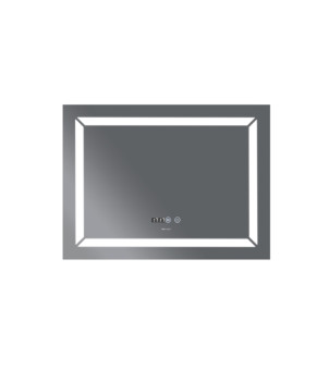 Дзеркало Mixxus Light MR01-70x50 (годинник, LED-підсвічування, антизапотівання) (MI6000)
