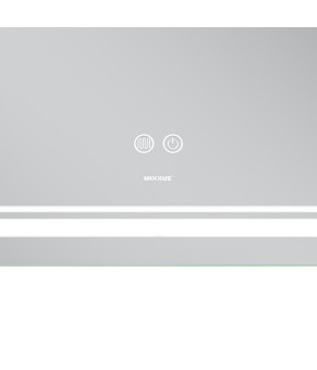 Дзеркало Mixxus Premium QUADRO MR20-120x80 (LED Touch, Anti-fog, димер, лінза) (MP6624)