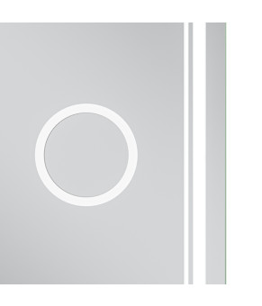 Дзеркало Mixxus Premium QUADRO MR20-120x80 (LED Touch, Anti-fog, димер, лінза) (MP6624)