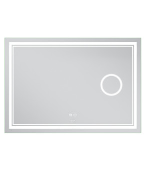 Дзеркало Mixxus Premium QUADRO MR20-120x80 (LED Touch, Anti-fog, димер, лінза) (MP6624)