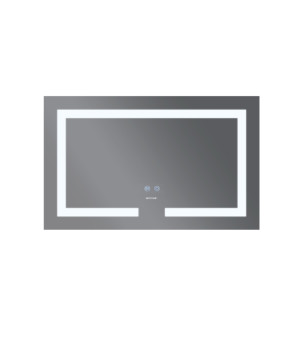 Дзеркало Mixxus HARD MR07-80x50 з LED Touch, Anti-fog, димером, регулюванням яскравості (MI6658)