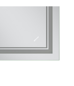 Дзеркало Mixxus Premium QUADRO MR20-90x70-REVERSE (LED Touch, Anti-fog, димер) (MP6621)