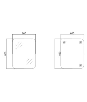 Зеркало настенное Zerix PRIME MRZ07-60x85-Reverse 60x85 см (ZX5637)