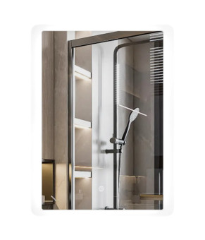 Дзеркало Mixxus Premium OLIVARY MR19-80x60-REVERSE (LED Touch, Anti-fog, димер (3-6,5kK)) (MP6628)