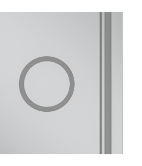 Дзеркало Mixxus Premium QUADRO MR20-100x80 (LED Touch, Anti-fog, димер, лінза) (MP6623)