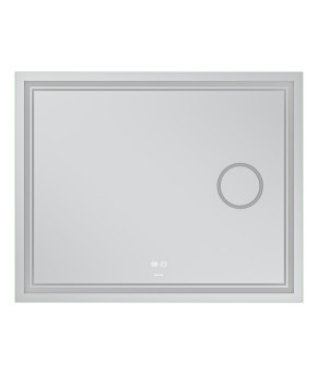 Дзеркало Mixxus Premium QUADRO MR20-100x80 (LED Touch, Anti-fog, димер, лінза) (MP6623)