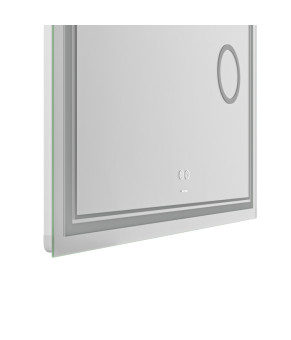Дзеркало Mixxus Premium QUADRO MR20-100x80 (LED Touch, Anti-fog, димер, лінза) (MP6623)