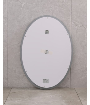 Дзеркало Mixxus PLAIN MV02-60x80 з LED Touch, Anti-fog, димером, регулюванням яскравості, годиннико