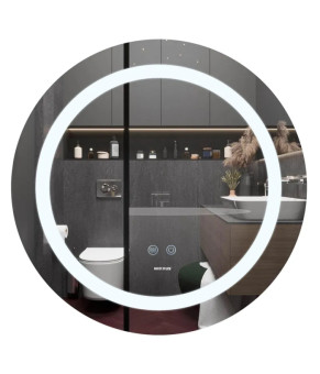 Дзеркало Mixxus PLAIN MC03-60 з LED Touch, Anti-fog, димером, регулюванням яскравості (MI6662)