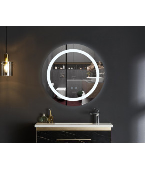 Дзеркало Mixxus PLAIN MC03-60 з LED Touch, Anti-fog, димером, регулюванням яскравості (MI6662)