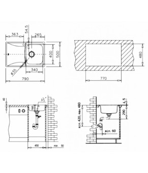 Кухонная мойка Teka Basico 79 1B 1D 10124002