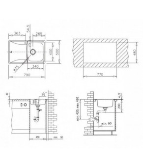 Кухонная мойка Teka Basico 79 1B 1D 10124019