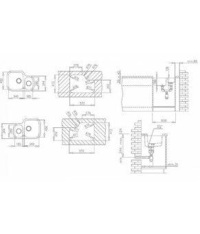 Кухонная мойка Teka Undermount BE 1 1/2 B 625 REV 10125160