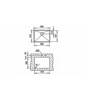 Кухонная мойка Teka Linea R10 550.400 (40125510)
