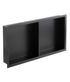 Полиця-ніша для ванної кімнати Mixxus Premium NICHE-0103 BLACK із нержавіючої сталі SUS304 (MI6682)