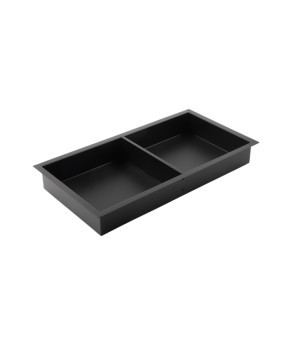 Полиця-ніша для ванної кімнати Mixxus Premium NICHE-0103 BLACK із нержавіючої сталі SUS304 (MI6682)