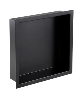 Полиця-ніша для ванної кімнати Mixxus Premium NICHE-0101 BLACK із нержавіючої сталі SUS304 (MI6678)