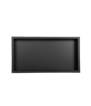 Полиця-ніша для ванної кімнати Mixxus Premium NICHE-0102 BLACK із нержавіючої сталі SUS304 (MI6680)